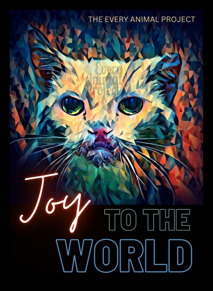 Joy to the World Postcard ft. Lip Gloss - 4x6